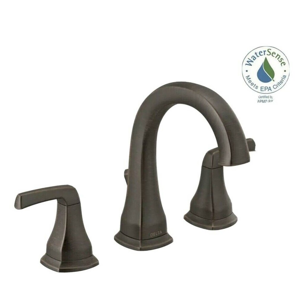New Delta Portwood 8 in. Widespread 2-Handle Bathroom Faucet in Venetian Bronze